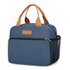 Bolsa Térmica Portátil Transfronteiriça para Trabalhadores de Escritório Piquenique com Bolsa Térmica para Refeições Bolsa Térmica Masculina de Grande Capacidade em Tecido Oxford
