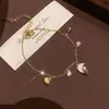 Pulseira de Golfinho com Pérola Zircônia Lágrimas de Sereia do Mar Profundo Pulseira de Luxo Leve de Alta Qualidade Joia de Mão Exclusiva da Moda para Mulheres