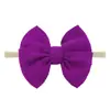 Diadema Ins Simple Pequeño Lazo Estilo Europeo y Americano Diadema Infantil Accesorios para el Cabello Diadema de Nailon 30 Colores Estilo Pequeña Princesa