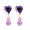 Brincos de Clipe Infantis Desenho Animado Sem Orelhas Furadas Diamante Colorido Contas Penduradas Brincos com Franja Brincos Decorativos para Meninas Preço por Par Estilo Infantil