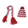 Pequeño sombrero decorativo para festival Navidad pequeño sombrero tejido creativo para muñeca mascota cubierta para botella de vino suéter pequeño
