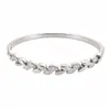 Pulseira com fecho de espiga de trigo em zircônia banhada a ouro 18K real, acessório de pulso único e estiloso para o dia a dia, joia de luxo leve de nicho de alta qualidade