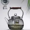 Bule de Vidro com Design de Pétalas de Crisântemo, Bule de Vidro Espesso para Ferver Água e Fazer Chá, Conjunto de Chá Kung Fu, Chaleira de Vidro para Escritório