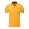 Polo de Trabalho de Verão em Algodão Seda Camiseta Personalizada de Celebração de Equipe Manga Curta Masculina Estampa de Camiseta Publicitária