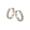 2025 Venta Caliente Pendientes Espirales Personalizados de Diamante Completo para Mujeres Uso Diario Viajes Pendientes de Dormir de Alta Gama Venta al por Mayor