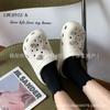 Verão Novo Gelo de Imitação Joias Rápidas Ajuste Sapatos Crocs Desenho Animado Tridimensional DIY Removível Diário Combina com Tudo Flores de Sapato
