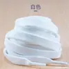 Venta al por mayor del fabricante Cordones de 1 cm de una sola capa y doble capa Negros y blancos Cordones de poliéster huecos de doble capa Cordones de colores