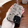 Funda para iPhone 13/14 Pro Max, Apple 12/11, diseño de dibujos animados, todo incluido, XS, 7/8P, Snoopy