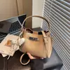 Bolso de Mano de Moda, Bolso Cubo a la Moda para Mujer, Nuevo Modelo 2026, Bolso Cruzado Versátil para el Trabajo, Bolso Tote Pequeño Súper Popular