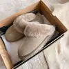 Otoño Invierno 2026 Nuevo Estilo Borrego Bolso Esponjoso para Mujer Zapatillas de Casa Base Plana Gruesas Esponjosas Cálidas Ropa de Exterior