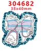 Accesorios Acrílicos de Dibujos Animados con Brillo Transfronterizos Accesorios para Joyería DIY de Resina Parche Pasador Pasador Gt-T-303427