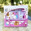 Papelería Set de Papelería Caja de Lápices Goma de Borrar Tapa de Bolígrafo Sacapuntas de Jardín de Infancia de Escuela Primaria Caja de Lápices Set de Papelería de 7 Piezas Caja de Regalo Regalo Pequeño Regalo