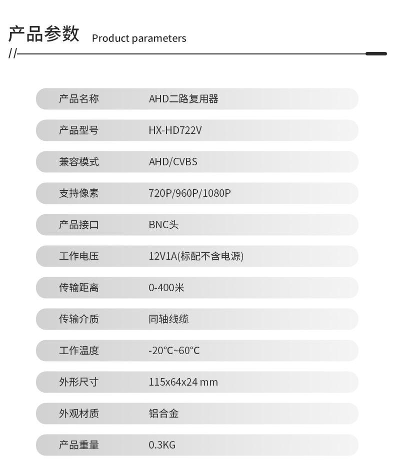 同轴高清复用器