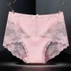 Source Bragas de Encaje Sexys para Mujer de Cintura Alta, Cómodas, Transpirables, Entrepierna Antibacteriana, Estilo Japonés, Puro Deseo, Transparentes, Chica Joven, Tercera Generación