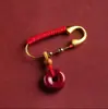Novo Pingente da Paz em Cinábrio, Amuleto de Madeira de Pêssego, Fivela de Proteção Corporal Anti-Pânico e Anti-Pressão para Bebês e Mulheres Grávidas, Broche de Madeira de Pêssego