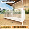 Gaiola para animais de estimação, gaiola para cachorro, gaiola para galinha, gaiola para cachorro de tamanho grande, médio e pequeno para uso doméstico e externo, gaiola de tamanho grande especificamente para criação de galinhas, cercado, rede de isolamento