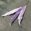 Hojas de Nido de Pájaro Artificiales, Hojas Verdes para Bodas en Stock, Venta al por Mayor desde el Fabricante, Hojas Verdes para Arreglos Florales, Decoración de Pared de Flores