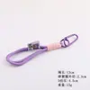 Cuerda Trenzada de Nylon de Colores Mosquetón para Hombres y Mujeres Llavero para Mochila de Exterior Funda para Teléfono Móvil Cintas para Taza de Agua Correa para Teléfono Móvil