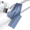 Calça de Proteção Solar de Seda Gelada de Verão Feminina Nova Arco-Íris Esportiva Casual Solta Respirável Perna Reta Masculina Secagem Rápida 2221