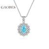 Tiktok live tesoro colorido plata de ley 925 azul marino collar de tres piezas anillo pendientes incrustados diamante de alto carbono conjunto