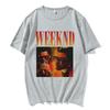 The Weeknd Estampa Camiseta Feminina Menina Estampada Gráfica Moda