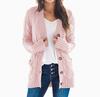 En stock Europa y Estados Unidos explosiones mujeres eBay Amazon Wish suéter largo nuevo cárdigan abrigo con capucha M108