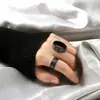 Anillo de Acero Inoxidable Acero de Titanio Anillo para Dedo Índice de Hombre Placa Ligera Venta Caliente Transfronteriza Moda Personalizada Europea y Americana Anillo de Pareja al por Mayor