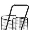 Carrinho Cesta de Legumes Portátil para Barracas, Carrinho Dobrável de Metal para Armazenamento, Conveniente para Casa, Exterior, Idosos, Fornecimento de Fábrica