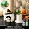 Bruja de Halloween Calabaza Difusor de Aromaterapia sin Llama Piedra Aceite Esencial Decoración de Mesa de Dormitorio con un Toque Único y Sofisticado