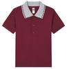 Camisa Polo de Manga Curta Infantil para Crianças Tops de Verão para Meninos e Meninas Camiseta com Gola Uniforme de Jardim de Infância Uniforme de Escola Primária
