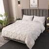 Suministro Transfronterizo Amazon Artesanía Juego de Ropa de Cama con Funda Nórdica y Funda de Almohada de Color Sólido con Diseño de Flores Juego de Funda Nórdica Tridimensional 3D