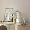 Orquídea Phalaenopsis Artificial de Venda Quente Transfronteiriça, Haste Única, Phalaenopsis Úmida ao Toque Real, Arte Floral para Casamento, Decoração de Casa, Materiais para Arranjo de Flores