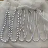 Nuevo collar de perlas de alto brillo versátil estilo coreano para mujer, diseño único, cadena de clavícula de perlas irregulares, venta al por mayor directamente del fabricante.