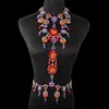 Collar de Joyería de Venta Caliente Transfronterizo Clásico Europeo y Americano Moda Diamante Largo Multicapa Cadena Corporal Cadena de Cintura en stock
