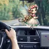 Colgante de Ángel Elfo de Acrílico para Coche Nuevo Producto Transfronterizo Colgante Decorativo para Espejo Retrovisor de Coche Regalo de Vacaciones