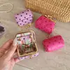 Nueva Bolsa Pequeña Mini para Joyería de Auriculares Billetera de Monedas de Cuero PU Anillo Pendiente de Botón Bolsa Pequeña para Guardar Adornos