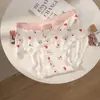 Pantalones Cortos de Algodón Antibacteriano de 10A con Refuerzo de Modal Sin Costuras de Cintura Media Triangulares para Mujer Primavera y Verano