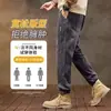 Jeans Retro Americanos Finos de Primavera y Otoño para Hombre, Holgados, Jogger, Cintura Elástica, Casual, Elásticos, Harem, Pantalones de Otoño