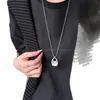 Colar Coração Bolinhas Estilo Ins Coreano para Mulheres Luxo Leve Design de Nicho Corrente com Pingente Comprimento Ajustável Acessórios