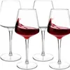 Taças de Vinho Borgonha de Alta Qualidade para Uso Doméstico, Taças de Vinho de Luxo Leve, Taças com Haste, Taças de Champanhe com Logo Personalizável