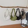 Bolso de axila plisado de lunares estilo coreano de nicho para mujer, principios de otoño, gran capacidad, elegante, versátil, sensación de alta gama, bolso de hombro y cruzado