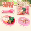 Juguete de Juego de Simulación Pudín Juguete para Alimentar Ramen Regalo de Cumpleaños Oso Bento Mango Cono de Helado Muñeca de Tela para Alimentar