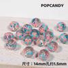 Material para acessórios de contas pintadas à mão POPCANDY contas atmosfera DIY feito à mão contas soltas multicoloridas dopamina corrente para celular
