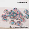 Accesorios de Cuentas Pintadas a Mano Material Cuentas Pop Candy Atmósfera Cuentas Sueltas Hechas a Mano DIY Multicolor Dopamina Cadena para Teléfono Móvil