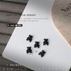 Accesorios para Uñas Oso Metal Dibujo Animado Corbata de Moño Oso Aleación Lindo Tres Dimensionales Decoraciones para Uñas 5 Piezas