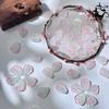 Venta al por mayor de fábrica color capullo de nieve pétalos de vidrio hojas de árbol diy hecho a mano horquilla antiguo Hanfu tocado material accesorios