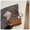 Bolsa Pequena com Padrão de Lichia para Mulheres, Estilo Novo, Alta Qualidade, Bolsa Simples para o Dia a Dia, Bolsa de Ombro Versátil para Trabalho