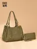 Bolso de Cubo Nuevo de Gran Capacidad para Llevar a Mano, Bolso de Mujer Tejido Mate, Bolso de Paracaídas de Gama Alta, Bolso de Hombro Único