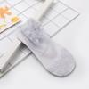 Calcetines de Verano Delgados de Encaje para Mujer Calcetines de Encaje Fondo de Algodón Cortos Medios Calcetines de Barco Huecos Transpirables Antideslizantes Malla de Hojas
