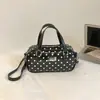 Bolso de Mano de Lunares para Bolos para Mujer, Nuevo de Verano 2026, Moderno, Exquisito, para el Trabajo, de Hombro, Cruzado